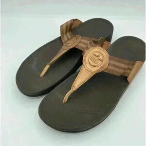 Fit-flop Bronze Sandals Size 11